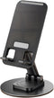 Lusosh Cell Phone Stand, Adjustable Phone Holder 360 Rotation Fully Foldable Desktop Dock
