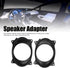 Speaker Adapter Bracket Ring - 2pcs 6.5inch Black Door Speaker Adapter Spacer Rings with Wire Harness for Corolla