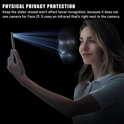 15/15 Plus/15 Pro/15 Max/16/16Plus/16 Pro/16 2 Pack-Black Phone Webcam Cover,Updated Front Camera Cover Compatible