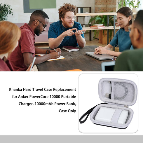 khanka Hard Travel Case for Anker PowerCore Speed 10000 10000mAh QC Charge 3.0 Portable External Charger
