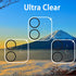 Ultra HD Camera Lens Protector for iPhone 11 & 12 Mini - 3 Pack, 9H Hardness, Anti-Scratch, Case Friendly, Easy Install.