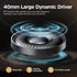 Wireless Over Ear Noise Cancelling Headphones with 130H Playtime, Hi-Res Sound, Custom EQ, Deep Bass Comfort Fit