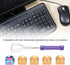 5Pcs XDA Keycaps, XDA Mechanical Keyboard Keycaps with Color Plating, Beautiful Textures Decorative