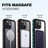 BEASTEK TRE Series iPhone 14 Pro Waterproof Case, MagSafe Shockproof IP68 with Built-in Screen Protector, 6.1'' - Red