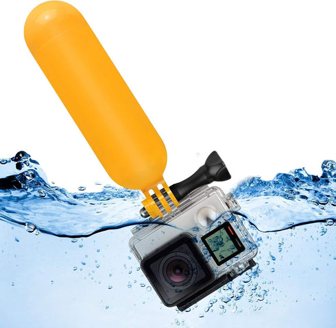 SHOOT Floating Hand Grip Handle Stick Bobber for Hero Cameras, Black, Silver, White, with 12 Anti Fog Inserts