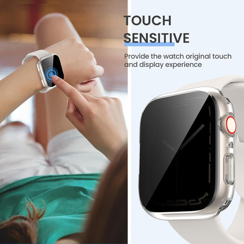 Tensea (2-in-1) Waterproof Apple Watch Screen Protector Case SE 2nd Generation, 40mm, Full Protection