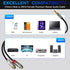 AUX to 2 RCA Y Splitter Cable, 3.5mm Male to 2RCA Female Stereo Audio Adapter, Hi-Fi Sound Cord for iPhone, Tablet,