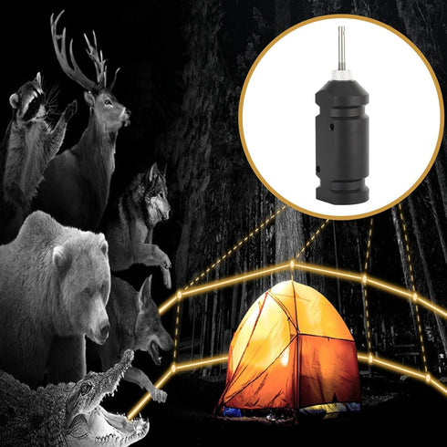 Trip Alarm Perimeter Trip Wire Alarm Device, 360 Degree Coverage Early Warning Security System for Camping