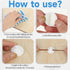 9 Pcs White Adhesive Cable Clips, Charger Cord Holder for Nightstand, Desk, Phone Charger, Home, Office
