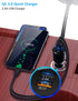 Bluetooth FM Transmitter Car Adapter, Wireless Handsfree Call, MP3 Music Play, 1.8" Color Screen, 3 USB Charger