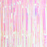 Dazzle Bright 2 Pack Backdrop Curtain, 3FT x 8FT Metallic Tinsel Foil Fringe Curtains for Baby Shower Party Background