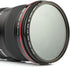 55mm Polarizing Filter, K&F Concept Circular Polarizer 55mm Super Slim Multi Coated Glass CPL Filter Compatible with Canon Nikon Digital Camera Lens + Microfiber Cleaning Cloth
