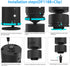 HOLACA Baby Monitor Mount, Flexible Twist Stand for Pan-Tilt Mount with 1/4 Threaded Hole, Clip Mount, Black