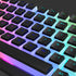 Womier Pudding Keycaps Set, 165 PBT Keycaps, Shine Through OEM Profile for 100%, 75%, 65%, 60% Keyboards - Black