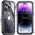 SPIDERCASE iPhone 14 Pro Case - Waterproof with Built-in Lens & Screen Protector, 12FT Military Shockproof, Purple