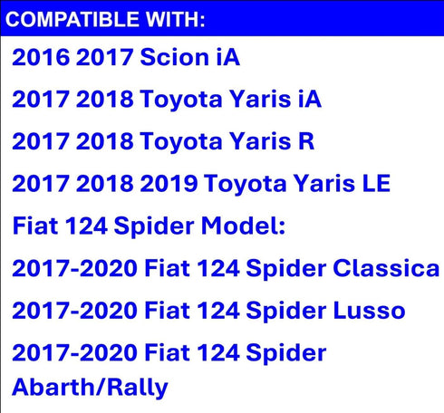 Navigation Map Update SD Card Compatible with Toyota Yaris iA-2017, Scion iA-2016, Fiat 124 (2017-2020)