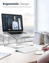 FUCDTEFC 10-17.3 Inch Acrylic Laptop Stand for Desk, Laptop Riser for Laptops, Ergonomic Computer Stand Holder