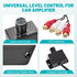 Universal Car Amplifier RCA Level Controller, Bass Control Knob for Car, Motorcycle, Home Theater Speakers