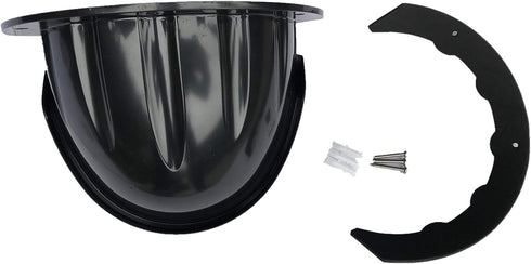 Universal Sun Rain Shade Camera Cover Shield for Nest/Ring/Arlo/Dome/Bullet Outdoor Camera - BLACK