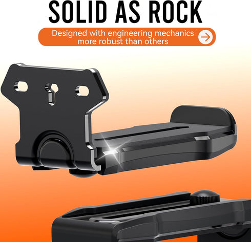 Agandax 38 lbs, 3.8-6.5, Soundbar Wall Mount, Heavy Duty Construction Holds Depth Adjustable Universal Sound Bar Mount