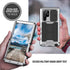 Aluminum Metal Waterproof Case for Samsung Galaxy S22 Ultra 5G, Shockproof Military Heavy Duty Protector with Sliding