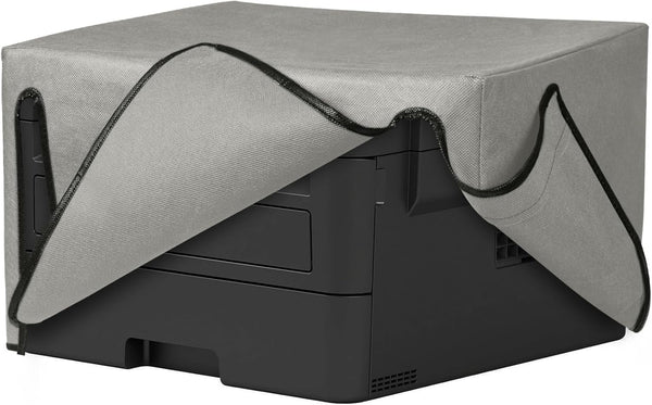 kwmobile Dust Cover for Brother DCP-L2530DW / L2550DN - Printer Case, Light Grey Fabric Protector