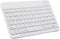 Ultra-Slim Bluetooth Keyboard, Portable Mini Wireless Rechargeable for Apple iPad iPhone Samsung Tablet Phone