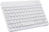 Ultra-Slim Bluetooth Keyboard, Portable Mini Wireless Rechargeable for Apple iPad iPhone Samsung Tablet Phone