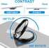 Finger Ring Stands Set, Pack of 4 Universal Thin 360 Degree Rotation Rings, Compatible with iPhone & Android (Rose