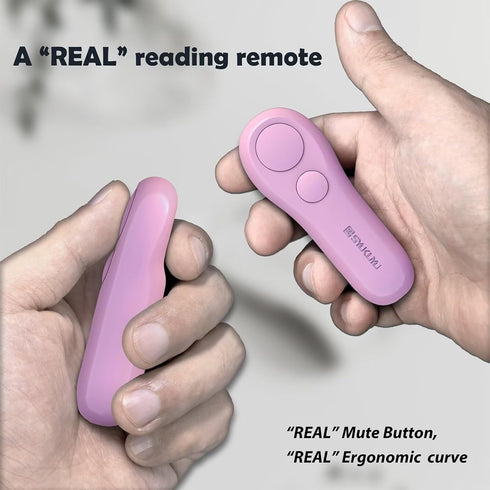 SK SYUKUYU RF Remote Control Page Turner for Kindle, iPad, Surface, iPhone, Android Tablets, Pink, SKPT01