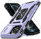DEERLAMN iPhone 12 Pro Max Case - Light Purple, Military Grade Shockproof, Slide Camera Cover, Screen Protector,
