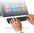 Rii K12+ Mini Wireless Keyboard with Touchpad Mouse, Stainless Steel Portable Wireless Keyboard with USB Receiver for