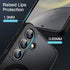 JETech Shockproof Magnetic Case for Samsung Galaxy S24 5G, Black, Translucent Matte Back, Compatible with MagSafe.