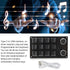 One Handed Macro Mechanical Keyboard, 12 Key Multifunction DIY Programmable Keypad for Office Gaming Lab