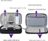 Electronic Organizer Travel Cable Accessories Bag, Portable Waterproof Storage Bag for Cable, Mouse, USB Cable, Power