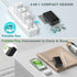 OKRAY Flat USB C Charger Block, 40W 4-Port Fast Charging Brick, Foldable Wall Plug Slim QC/PD3.0 Type C Charger