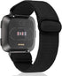 TOYOUTHS Compatible with Fitbit Versa 2 Bands, Adjustable Elastic Nylon Fabric Strap Replacement for Versa Lite/1