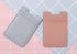 2-Pack Phone Wallet, Leather Adhesive Card Holder for Back of Phone Case, Pink and Blue for iPhone and Android