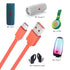 Replacement Flat USB Type-C Charger Cable, Compatible with JBL Charge 4, Charge 5, Flip 5, Flip 6, Pulse 4