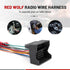 RED WOLF Car Stereo Wiring Harness for Volkswagen 2004-2015, BMW 3/5, Audi 2002-2010 Aftermarket Install