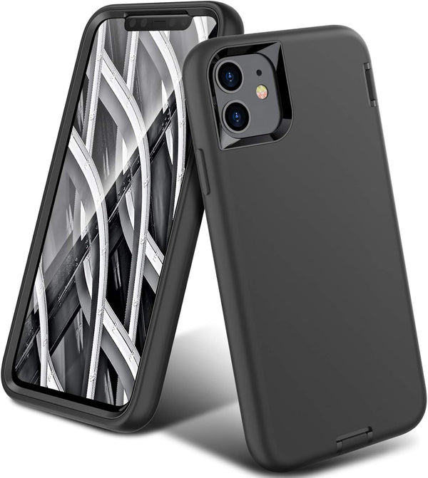 ORIbox Heavy Duty Shockproof Case for iPhone 11, 10 FT Military Grade Drop Protection, Black