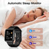 Kummel Smart Watch, Fitness Tracker with Blood Oxygen, Heart Rate & Sleep Monitor, Waterproof Watch for Men Women