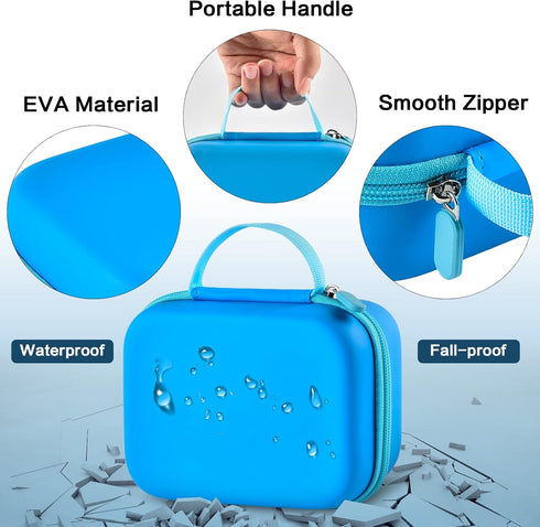 Kids Camera Case Compatible with Esoxoffore, Dududragon, Bofider, Instant Print Camera Storage, Blue