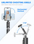 SelfieShow 72" All-in-1 17/16/15/14/13/Android Cell Phone Selfie Stick Tripod, Aluminum Selfie Stick with Integrated