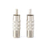 THE CIMPLE CO - RF (F81) and RCA Coaxial Adapter, 4 Pack for RG11, RG6, RG59, RG58, SDI, CCTV