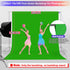 JINSUI 10x10 Green Screen Backdrop ft, Chroma Key Greenscreen Background for Streaming Zoom, Photo Backdrop Curtain