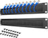 Tecmojo 1U Rack Mount Cable Management Panel with Brush,Rack Brush Panel for 19