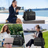 NEWHEY Laptop Bag 15.6 Inch Briefcase for Women Men, Waterproof Messenger Bag for Business Office Work, Black