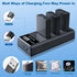 A Artman LP-E10 3-Pack 1600mAh 3-Slot E10, T7 T6 T5 T3 T100, X50 X70 X70 X80 X90, 1100D 1200D 1300D 1500D 2000D 3000D