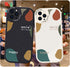 ZEZHOU iPhone 12 Pro Case, Cute Pattern Design for Women, Soft Lambskin TPU Rubber Shockproof Cover, 6.1 inch, Black